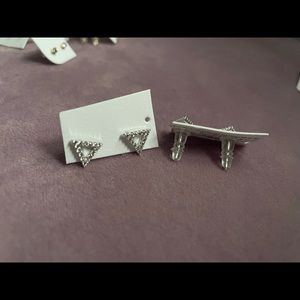 Silver earrings